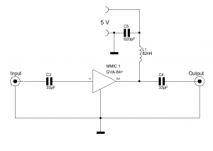 Simple MMIC Broadband Amplifier
