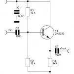 Simple rf buffer amplifier