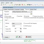 Bascom programmer options menu