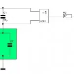 FM coincidence demodulator using a frequency dependent phase shifter (LC tank circuit) and a XOR gate based phase detector