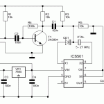 Crystal controlled audio spy bug for VHF frequencies up to 160 MHz