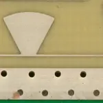 A microwave filter using radial stubs