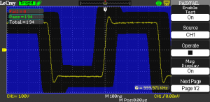 The integrated pass / fail test function makes the WaveAce series oscilloscopes perfect for quality control applications.
