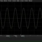 400 MHz sine wave output of a PLL synthesizer