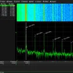 Using the harmonic marker function of the Teledyne LeCroy HDO4025 12-bit high definition oscilloscope to view the harmonic content of the output signal