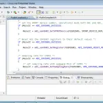 Example code implementing an audio loop-back between the line-in and headphone out connectors.