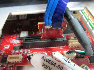 PCIe counterpart on the acquisition board