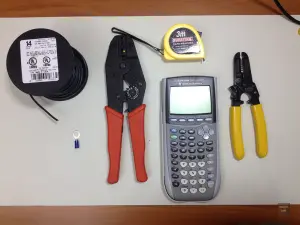 Tools needed to make a tiger tail for your HT