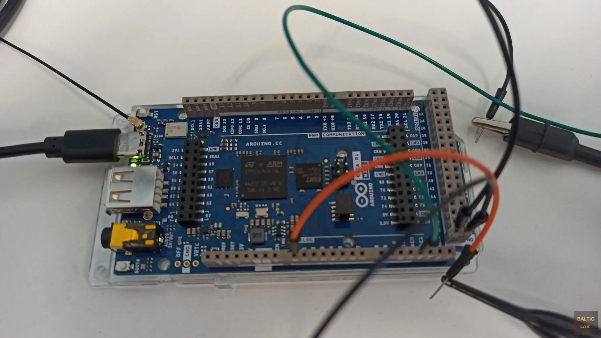 Arduino GIGA R1 WiFi | Audio Loopback Example | Baltic Lab