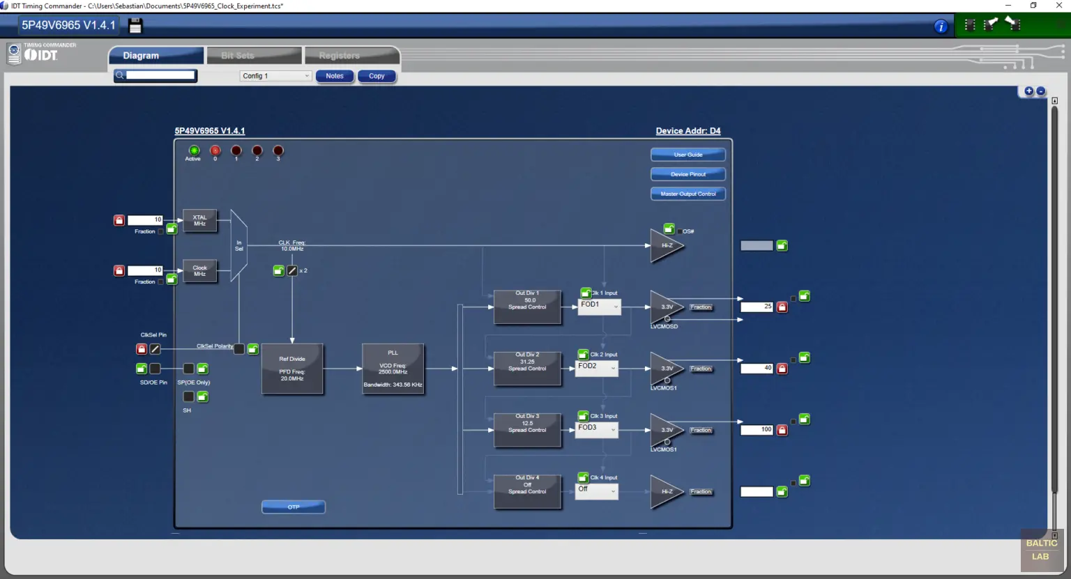 Universal Clock Translator using Renesas VersaClock 6E Devices – Baltic Lab