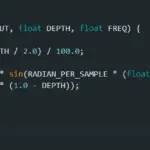 Tremolo effect implemented in an Arduino sketch